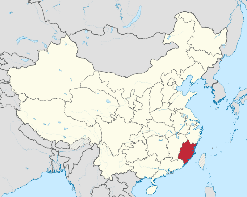 Provincia de Fukien, China